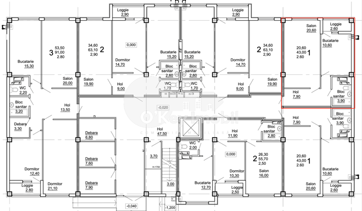 Apartament, COJUȘNA