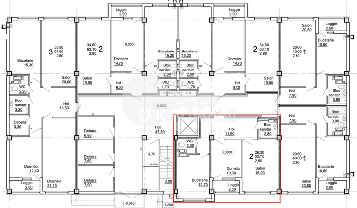 Apartament, COJUȘNA