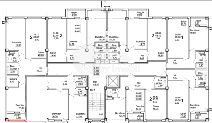 Apartament, COJUȘNA
