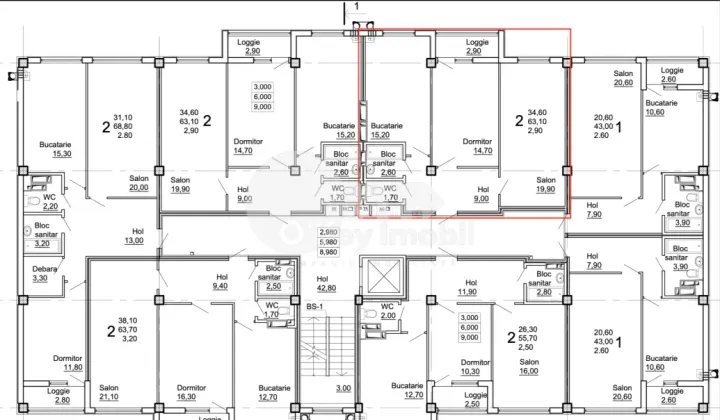 Apartament, COJUȘNA