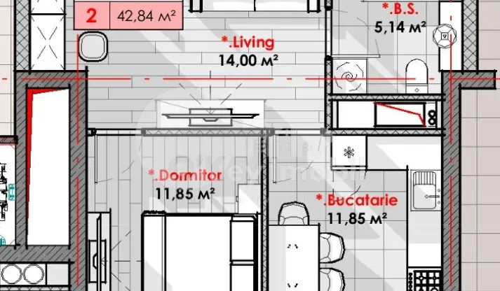 Apartament, Râșcani, CALEA MOȘILOR