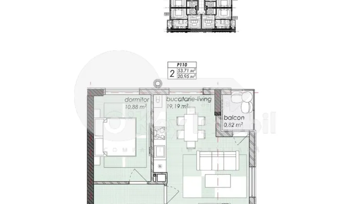 Квартира, Дурлешты, Н. ДИМО
