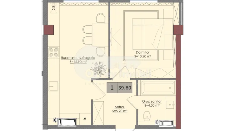 Apartament, Poșta Veche, DOINA