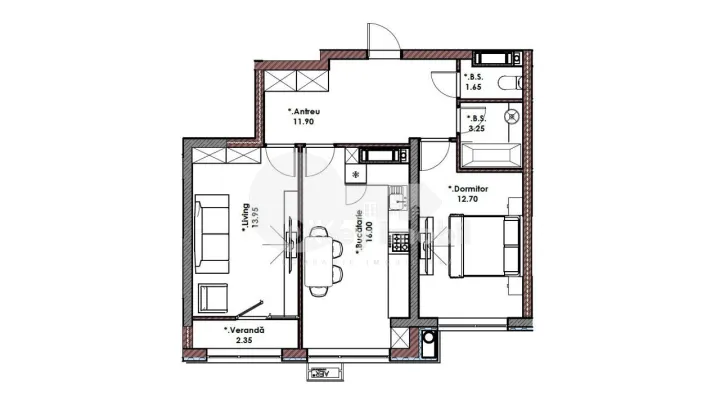 Квартира, Чеканы, УЛ. ВАДУЛ ЛУЙ ВОДЭ