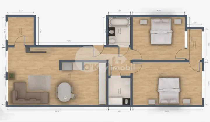 Квартира, Ботаника, КОСТЮЖЕНЬ