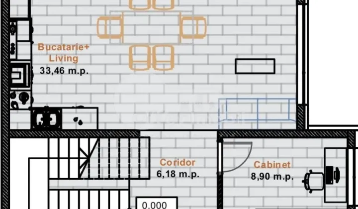 Townhouse,Buiucani, GHIOCEILOR