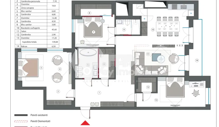 Apartament, Centru, TEATRULUI